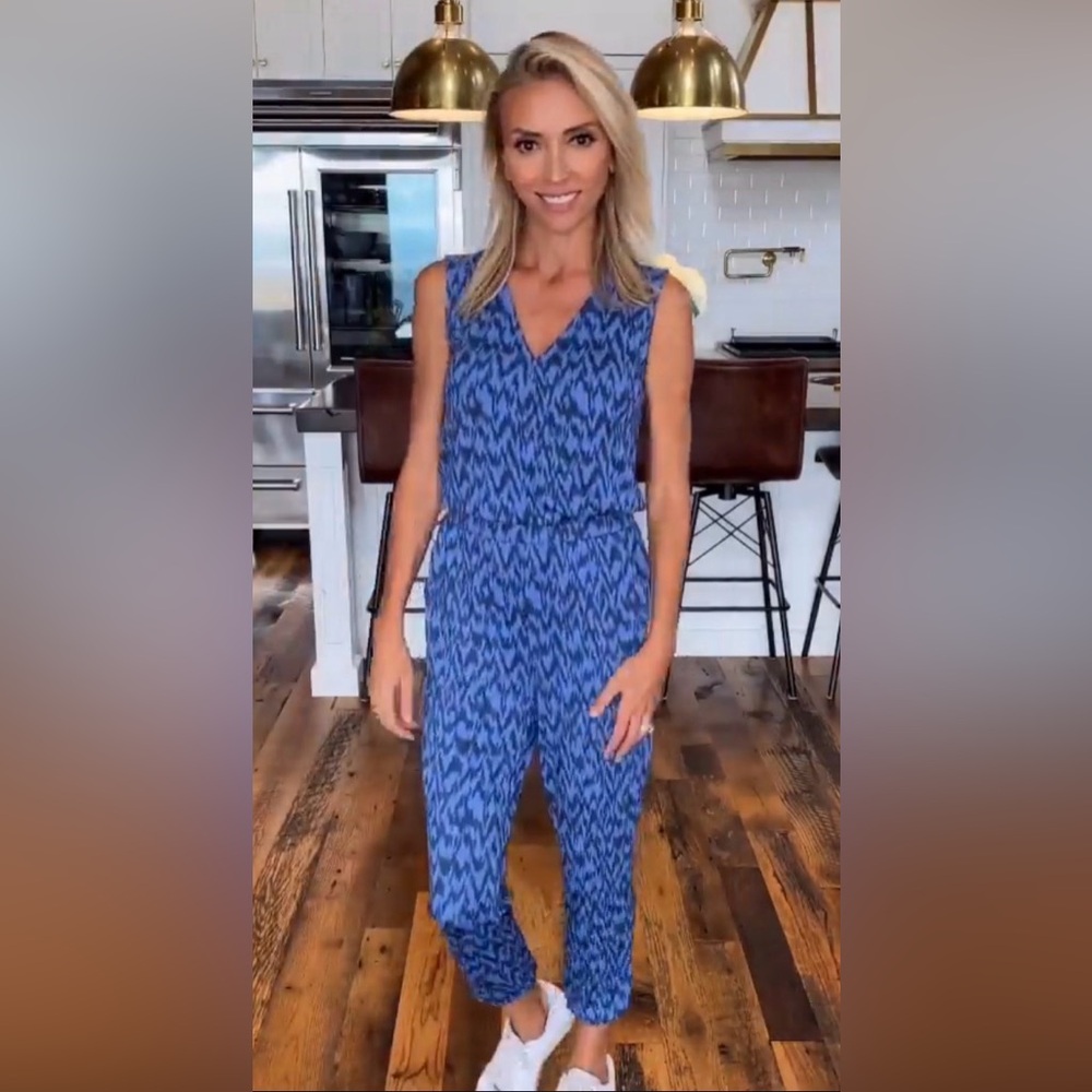 G by Giuliana LounGy So Soft Knit Jogger Jumpsuit-SP - Picture 2 of 9